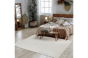 MIAS TEPPICHE Mia's Teppiche Nova - Tappeto caldo in pelliccia, morbido ed elegante, lavabile e adatto al riscaldamento a pavimento, certificato Öko-Tex