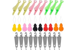 VPB 29 Piezas Enhebrador de Agujas,Enhebradores de Agujas para Coser a Mano para Coser,Enhebrador de Agujas para máquina de Cose,Accesorios Manualidades y Bordado DIY