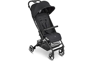 ABC Design Cochecito de viaje Ping 2 – Cochecito deportivo ideal para vacaciones – Posición reclinada – Tamaño plegable compacto con seguro de transporte – Carga total 27 kg (incluido)