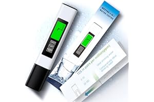 MEXYBE 2024 Testeur d'eau numérique 4 en 1 TDS Meter - Compteur TDS EC et température (°C, °F) précis et fiable - 0-9990 ppm - Tests professionnels pour l'eau potable, les systèmes RO/DI, les