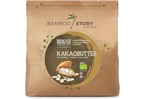 NEU | BAMBOO STORY | Kakaobutter | Kaltgepresst | Kakaochips | Criollo | Bio | 400g | 100 % Reine