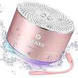 Xleader Casse Bluetooth,Luce LED Bluetooth Waterproof con Radiatore Basso Personalizzato, IP67 Impermeabile Cassa Portatile B