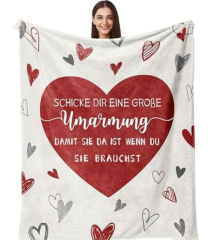 HYDDHQ Umarmung Decke - Perfektes Geschenk Für Beste Freundin, Frau & Mutter