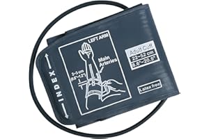 LOTNUT Brassard Tensiomètre de Remplacement pour Adultes de Taille Extra-Large 22-52 cm, Pression Artérielle Portables à la Maison Brassard - Confortable, Compatible