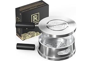 M. ROSENFELD Premium Cachimba Smokebox HOOKARTIS - Cachimba Accesorios Para Cazoleta Shisha Para Carbon Shisha Con Base De Anillo Doble Unica - Se Adapta A Todas Las Cazoletas Comunes, Diseñado En Alemania