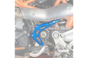 NICECNC Kettenschutz Abdeckung Kettenradschutz Kompatibel mit Husqvarna 701 Enduro und SM 2016-2022,KTM 690 Enduro R & SMC R 2009-2022 2010 2011 2012 2013 2014 2015 2016 2017 2018 2019 2020 2021,Blau