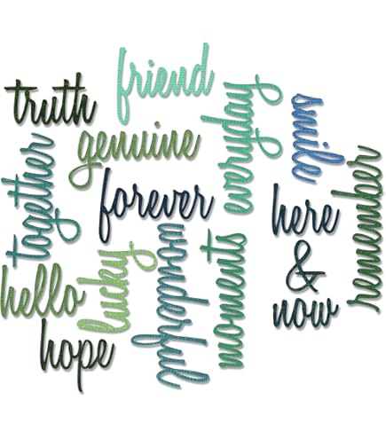 Stanzschablonen Set Celebration - 13 Motive Für Karten & Scrapbooking