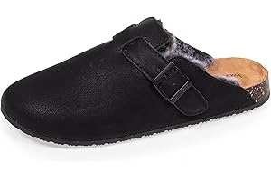 Isotoner Sabots Femme fourrés, Semelle Extra-Flex, légers, Patch Talon Confort, EU,