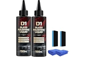 LAMVPINY D-1 Glass Polishing Liquid, 2PC Glass Polishing Liquid, D 1glass Scratch Remover, Deep Scratch Remover For Cars