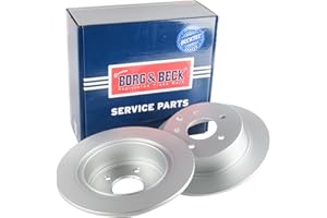 BORG & BECK BRAKE DISC PAIR Nissan Qashqai 07-