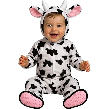 Witte eenhoorn pak met capuchon voor baby's