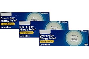 ASREV HEALTHCARE 3 Months Supply Loratadine Hayfever & Allergy Relief 10mg Tablets (30x3) GSL