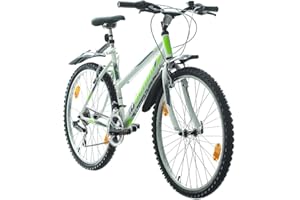 ‎MULTIBRAND DISTRIBUTION Multibrand PROBIKE 6th Sense 26 Zoll Mountainbike Shimano 18 Gang, Mädchen-Fahhrad & Damen-Fahhrad geeignet ab 155 cm - 175 cm