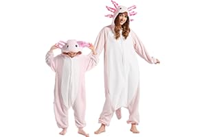 DarkCom Animal Onesie pour Enfants et Adultes,Vêtements de Nuit Combinaison Parent-Enfant Cosplay Halloween Kigurumi Costume Pyjama de Noël