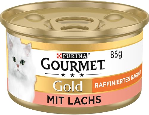 PURINA GOURMET Gold Refined Ragout Wet Cat Food, Various Varieties, 12 Pack (12 x 85 g)