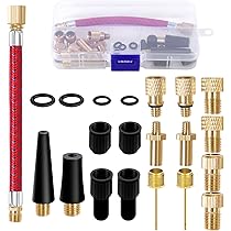 JCUQGDOO Ventil Adapter Set - Universal Für Bosch Pumpen, Fahrräder & Autoreifen