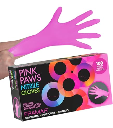 Guanti In Nitrile Neri Monouso - Confezione Da 100 - Taglia Media - Senza Lattice - Per Meccanica, Pulizie E Giardinaggio - Foto 5