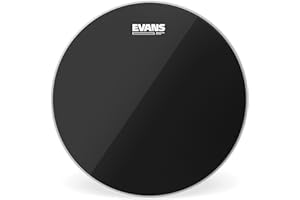 Evans TT12RBG - Cabeza resonante de tambor, color negro, tamaño 12"