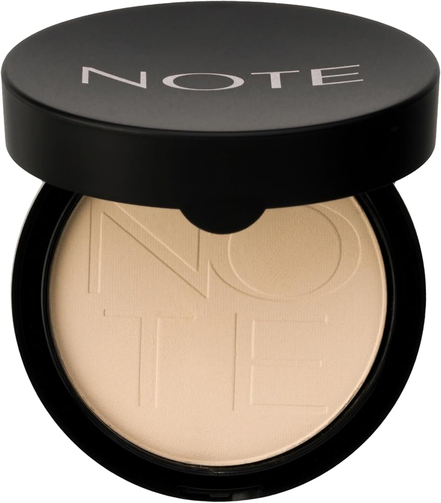 Note Cosmetics Luminous Silk Compact Powder 01 Beige Mat Bitişli Toz Yüz Pudrası Beige