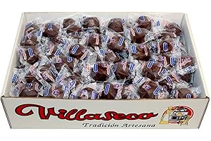 DELIEX DELICIAS DE EXTREMADURA Deliex - Morenitos Villaseco de Nava del Rey - Mantecados con cacao - Caja de 3 kg