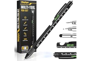 Maqhpu Adventskalender Füllung, Weihnachtsgeschenke für Männer, Geschenke für Männer, 9 IN 1 Multifunktions Kugelschreiber, Kleinigkeiten für Adventskalender, Geburtstagsgeschenk für männer