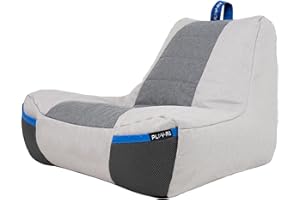 PLAY-R1 Beta Kids Gaming Bean Bag Chair, 82cm x 50cm, Video Gaming, Entertainment and Everyday Chair Seat for Kids