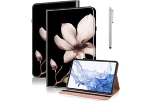 GLANDOTU Coque pour Lenovo Tab M10 (TB-X605F/TB-X605L)/Tab P10 (TB-X505F) 10.1 Pouces,Étui Housse de Protection Ultra Fin en Cuir PU avec Fonction Support pour Lenovo Tab M10 -Mandala Fleur