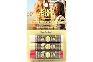 Sun Bum Baume à lèvres pour écran solaire SPF 30,5 g Stick, crème solaire à lèvres sans paraben