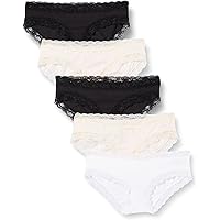 Iris & Lilly Damen G-String 5er Pack - Baumwolle Unterwäsche