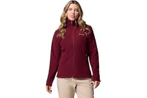 Columbia Fast Trek 2 damska kurtka polarowa z zamkiem błyskawicznym, bogate wino, S