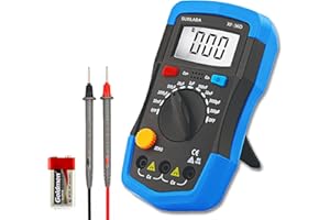 SURLABA Medidor de Capacitancia Digital, XF-36D Condensador Tester 0.1pF - 20,000uF, 1999 Display Multímetro Capacitor Capacitance Meter para Inicio, Industria, Pruebas de Fallos