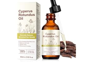 Cyperus Rotundus Oil, Cyperus Rotundus olja 60 ml, minskar tillväxten av överflödigt hår på kroppen, återfuktar och lugnar huden (1 st, 60 ml)