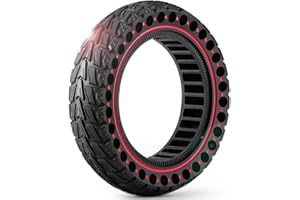 Monuary 1PCS E Scooter Reifen 10x2.50-6.5, Vollgummireifen 60/70-6.5, Reifen 10x2.5 Vollgummi für e Scooter Ninebot G30/G30D/G30E/G30LP/G30 Max