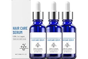 Ghk-Cu Kopparpeptidserum för hår, Ghk-Cu Kopparpeptidhårserum för torrt, skadat hår, stärker och förtjockar håret, stödjer fu