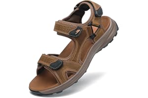 FLARUT Męskie Sandały, Plażowe, Turystyczne, Letnie Wygodne, Trekkingowe, Sportowe, Zapięciem na Rzepy, Plażę Sandały