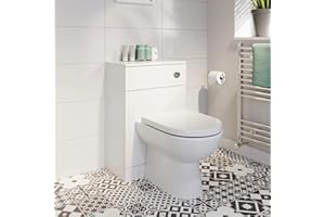 Artis Modern Toilet Unit BTW Back to Wall Bathroom Cloakroom Furniture Matte White