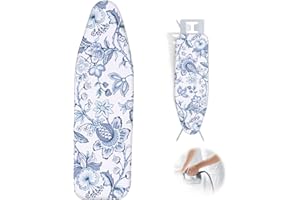 BRCYKRWY Funda Para Tabla de Planchar Grande Acolchado Para Tabla de Planchar Fundas de Repuesto Resistentes a las Quemaduras Funda Universal Algodón Grueso Para Tabla Planchar ( Color : Blauw , Size : 120x36c