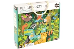 Petit Collage Floor Puzzle , Wild Rainforest