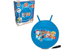 Lexibook Paw Patrol La Pat' Patrouille Balle Sauteuse Gonflable, Pompe Manuelle Incluse, Plastique sécurisé et résistant, Bleu, BG040PALXB