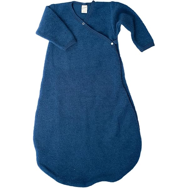 Lilano wolplush slaapzak met rits curry