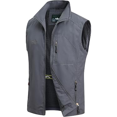 Gilet Uomo Personalizzabile In Pile – Antivento, Leggero E Impermeabile Per Outdoor E Viaggi