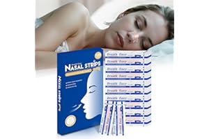 Aosun Nose Strips, Nasal Strips for Breathing, Snoring Aids for Men and Women, Relieve Nasal Congestion, Anti-snoring Nasal Strips for Improving Sleep, Exercise and Breathing, 120 Pieces