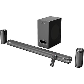 Zebronics 525W 5.1CH Dolby Atmos Soundbar, Triple Drivers, 16.51cm Subwoofer, Dual Rear Satellites, BT v5.3, HDMI (eARC), USB, AUX, Optical in, LED Di