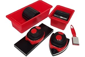 Nespoli Kit para Pintar Antigota, Set Profesional para Pintar, 5 Piezas para Paredes y Techos, Ideal para Acabados Lisos, Pintura, Barnices y Lasur, Fácil Utilización