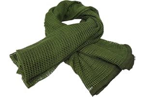 HYOUT Taktischer Militär-Halstuch, Woodland Camo Schal Sniper Schleier Desert Shemagh für Wargame Outdoor Sports…