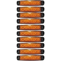 10x Luci Ingombro LED 24V Per Camion E Rimorchi | Arancio | Omologate E13 | Impermeabili - Foto 8