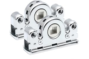 Winkhaus Lot de 2 engrenages à vis sans fin de rechange pour engrenages de fenêtre et porte de balcon - Verrouillage à visser - Pour série GPM GPK GRM GRK GAM GAK - Avec mise à niveau HauSun