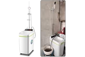 CUPLES Chauffe Eau Instantané Electrique Pour Douche, Machine De Bain Mobile Intelligente 2000W, Chauffe-eau Électrique, pour Ménage Cuisine Salle de Bain, 220V, 100L