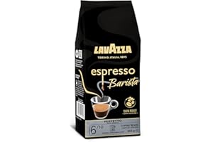 Lavazza, Espresso Barista Perfetto, Café en Grano Natural, Ideal para Máquina de Café Espresso o Superautomática, con Notas Aromáticas Florales, 100% Arábica, Intensidad 6/10, Tueste Medio, 500 g