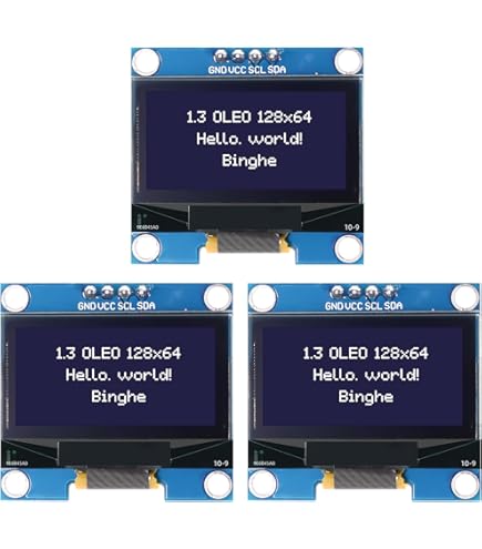 3 Display OLED 0.96 Pollici 128x64 - I2C, Auto-luminoso, Compatibile Con Arduino E Raspberry Pi - Foto 3